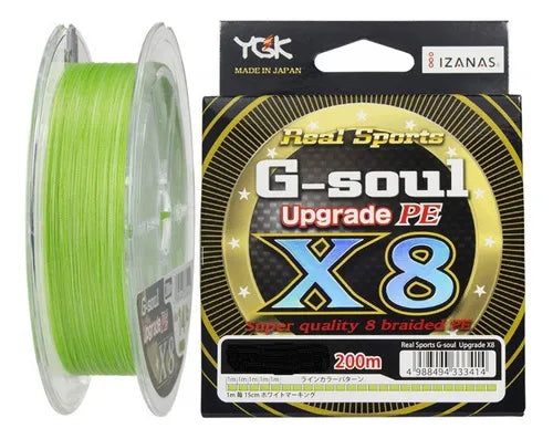 Linha YGK G-SOUL X8 200m - Reino da Pesca - Últimas unidades 🔥