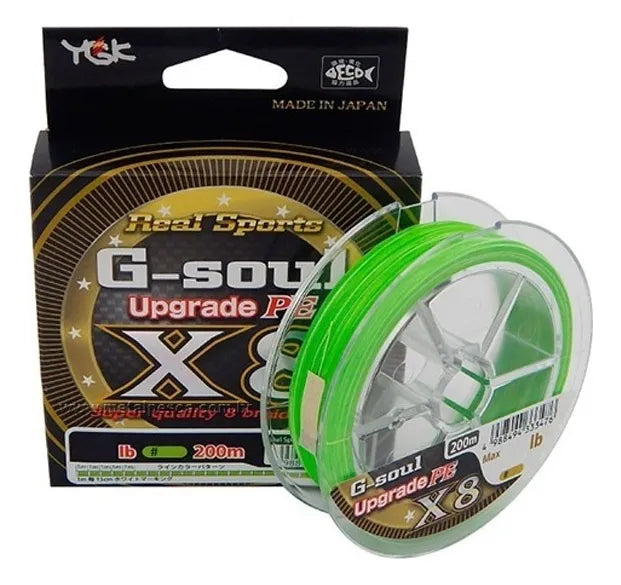 Linha YGK G-SOUL X8 200m - Reino da Pesca - Últimas unidades 🔥